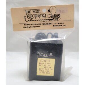 The Mini Electrifier LC-10-12 Power Pak 10 Max 12V Bulbs Doll House NOS